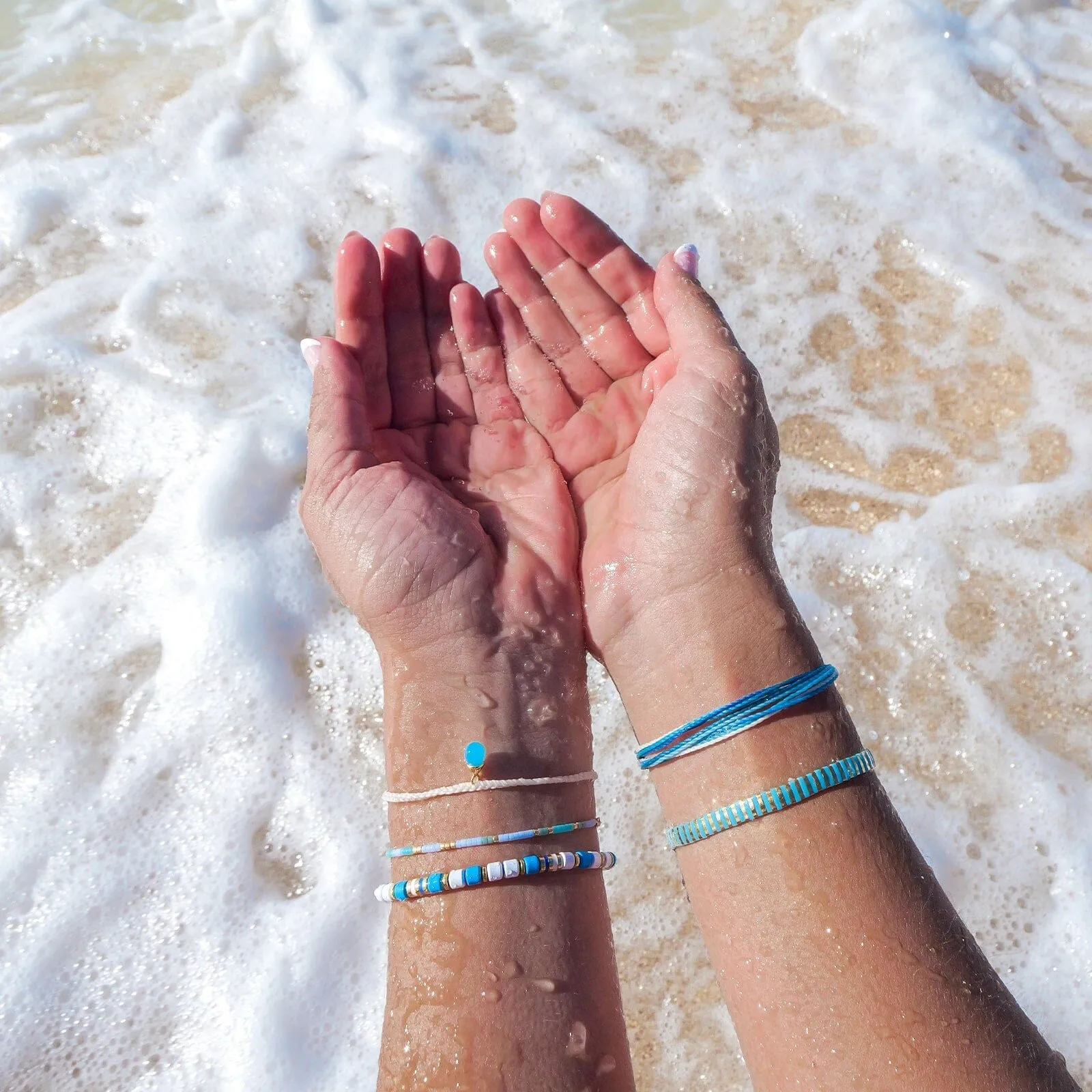 Water Drop Charm Bracelet sold by Pura Vida product image thumbnail 5