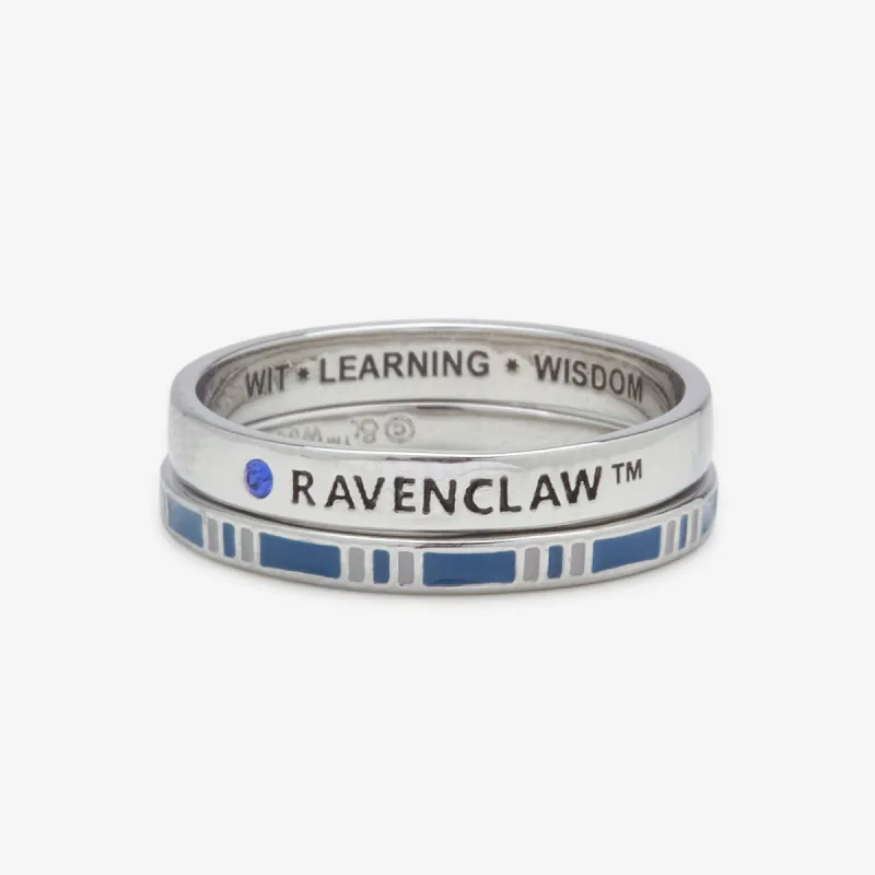 Ravenclaw™ House Ring Stack made by Pura Vida