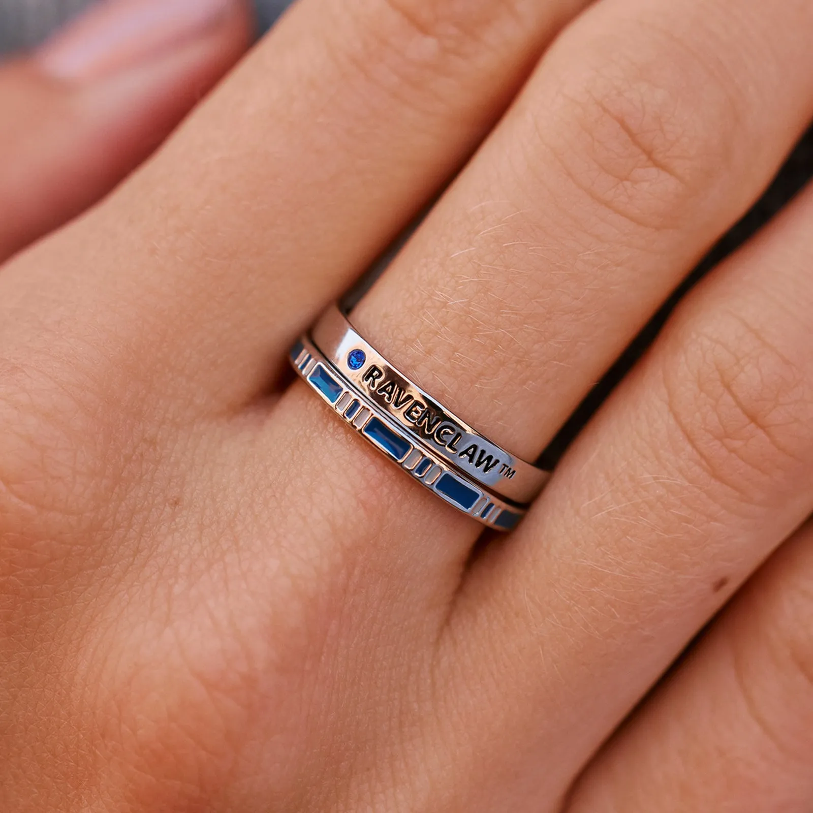 Ravenclaw™ House Ring Stack sold by Pura Vida product image thumbnail 2