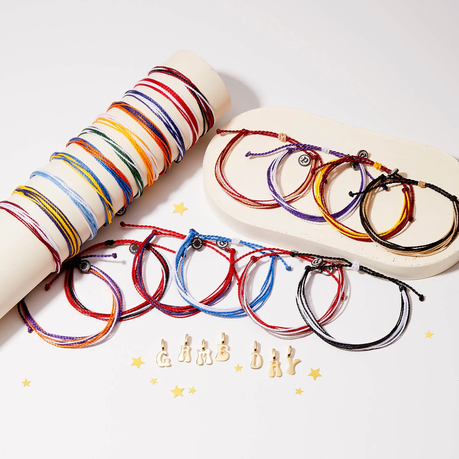 Red, White & Grey Bracelet sold by Pura Vida product image thumbnail 4