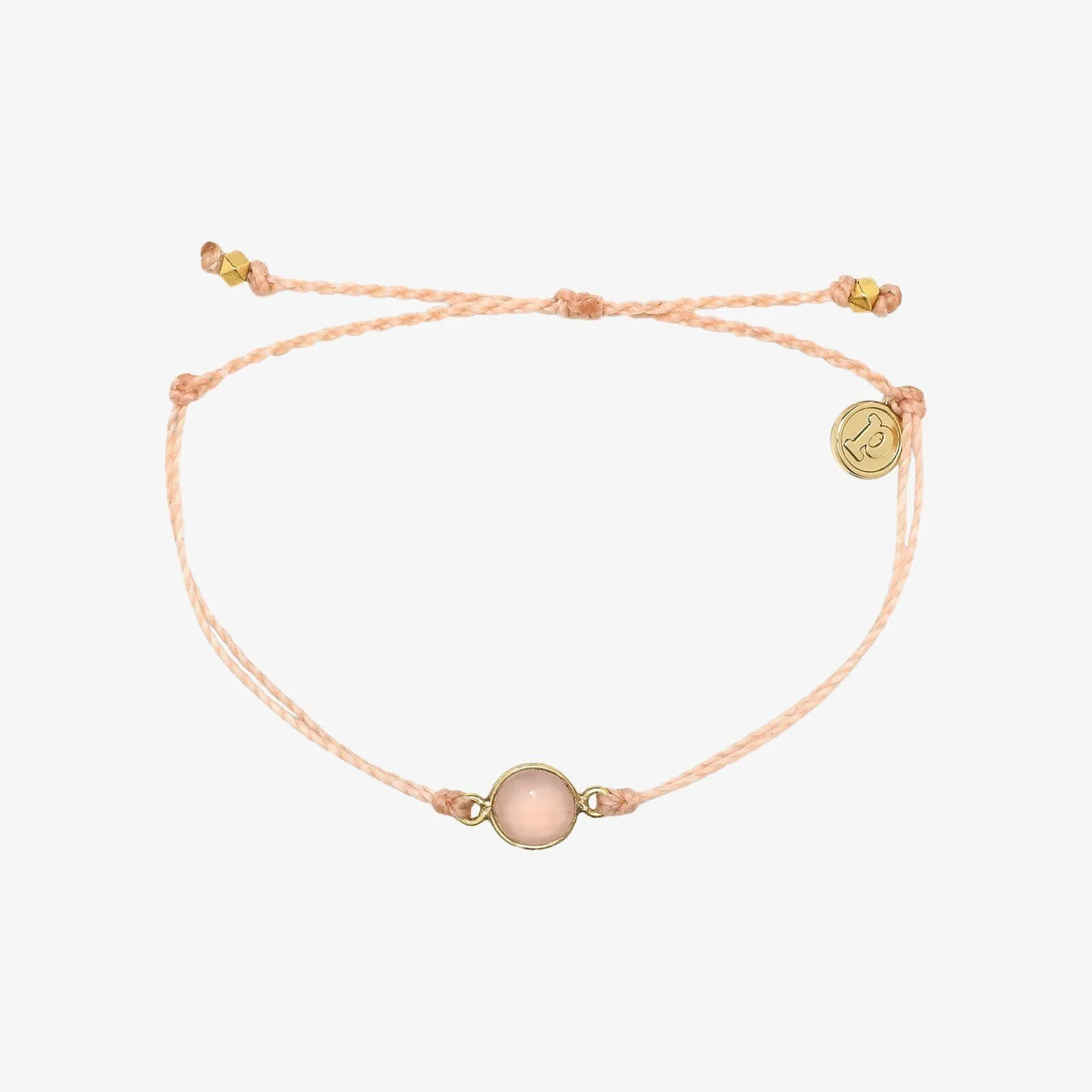 Rose Quartz Charm Bracelet sold by Pura Vida