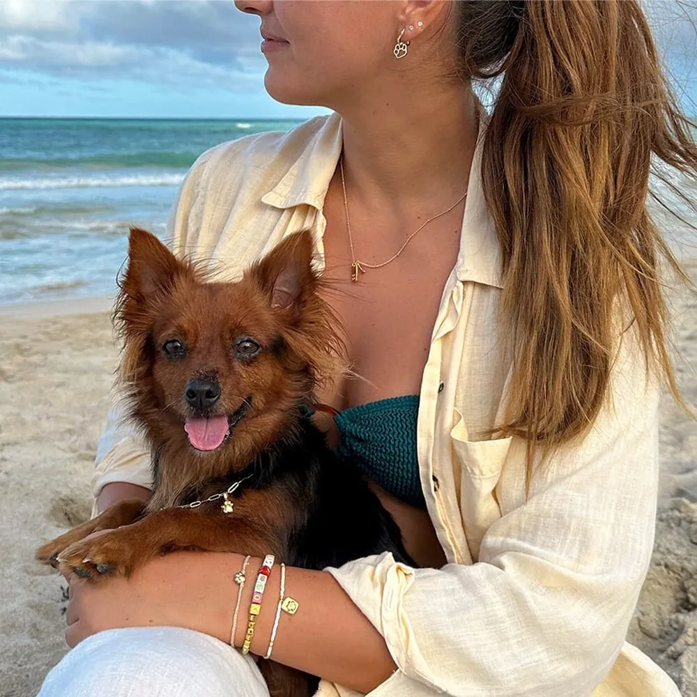 Paw Heart Hoop Earrings sold by Pura Vida product image thumbnail 4