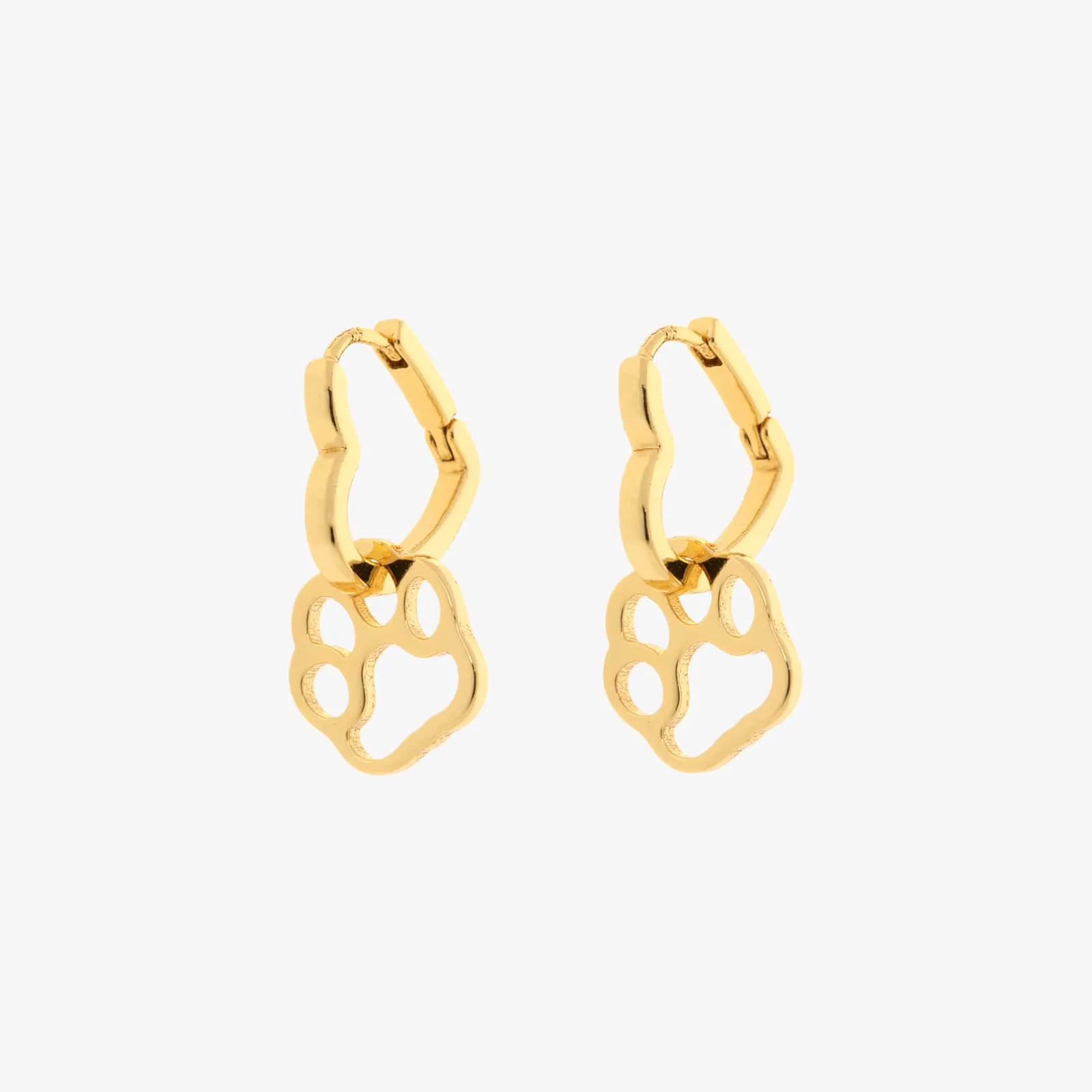Paw Heart Hoop Earrings sold by Pura Vida