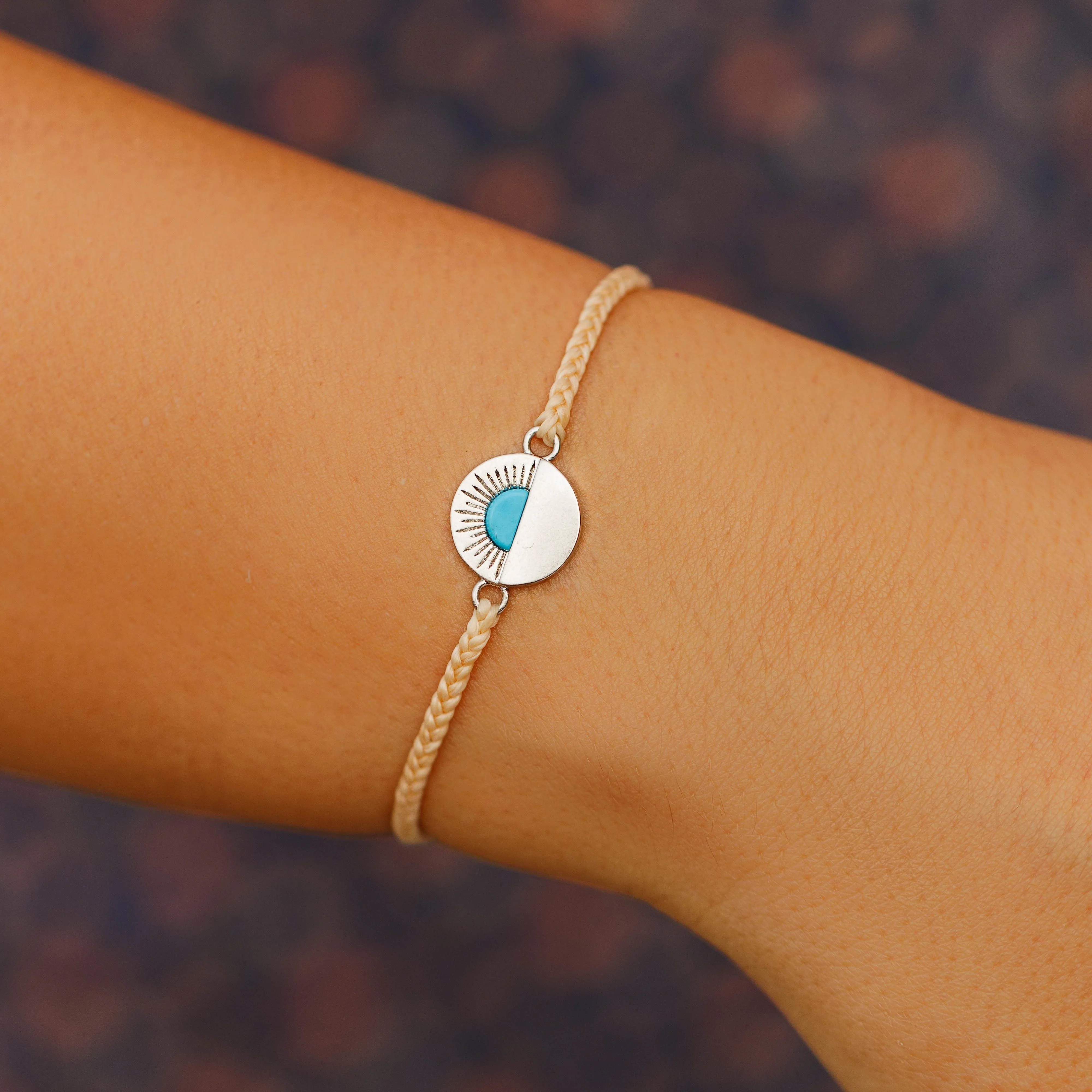 Gemstone Sunset Charm Bracelet sold by Pura Vida product image thumbnail 2