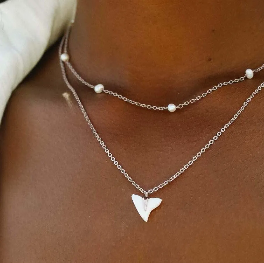 Shark Tooth Pendant Necklace sold by Pura Vida product image thumbnail 5
