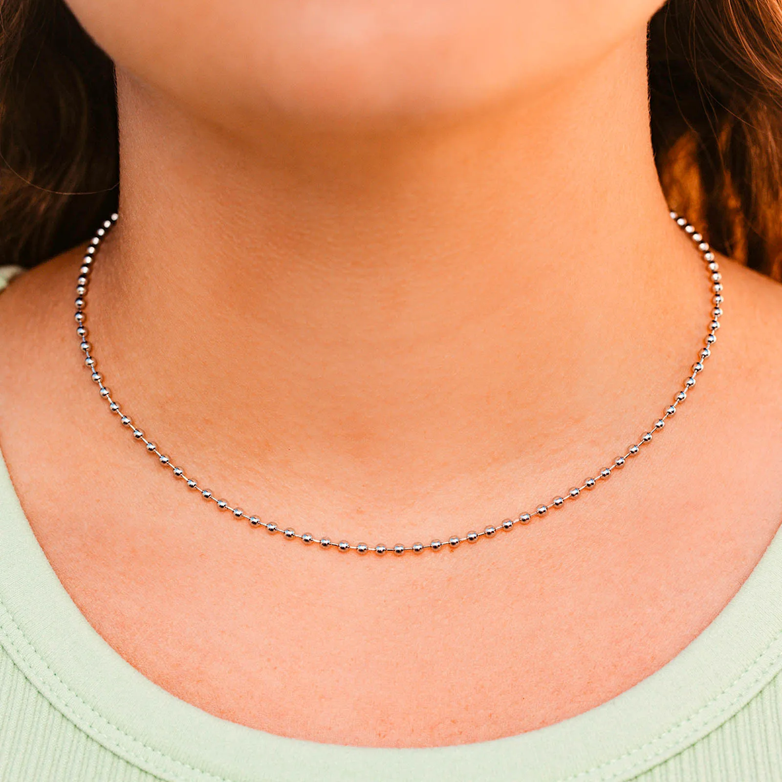 Ball Chain Choker sold by Pura Vida product image thumbnail 2