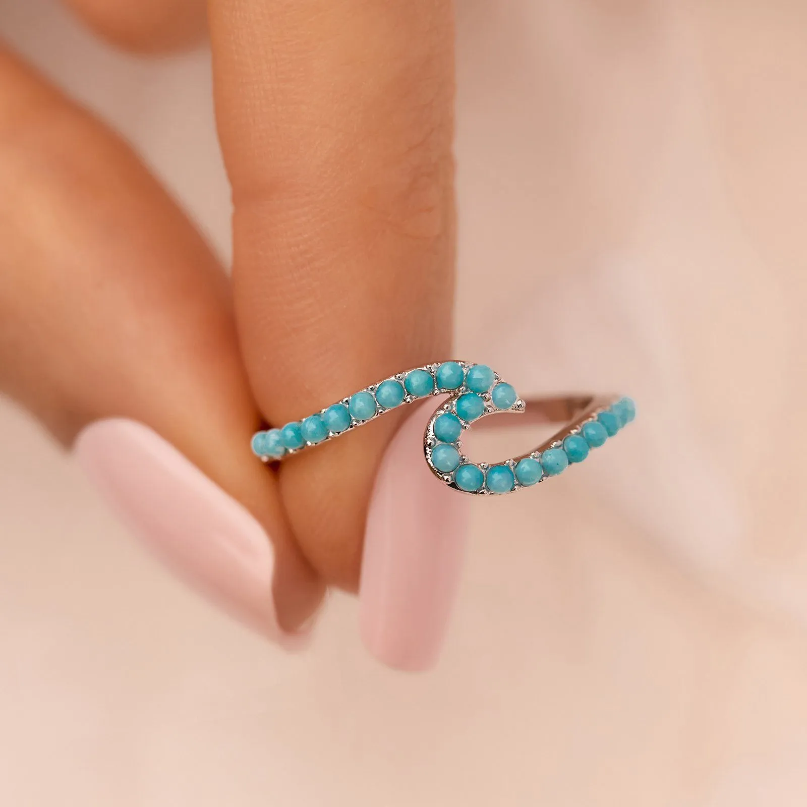 Stone Wave Ring sold by Pura Vida product image thumbnail 3