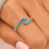Stone Wave Ring sold by Pura Vida