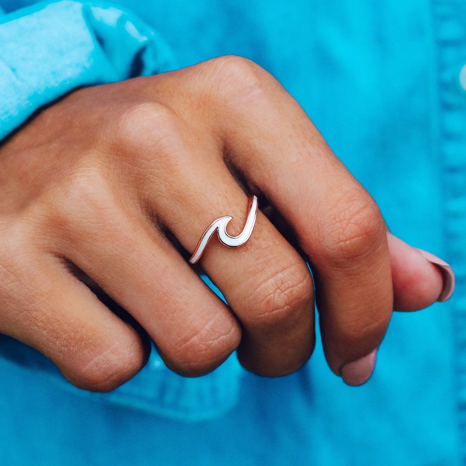 Enamel Wave Ring sold by Pura Vida product image thumbnail 4