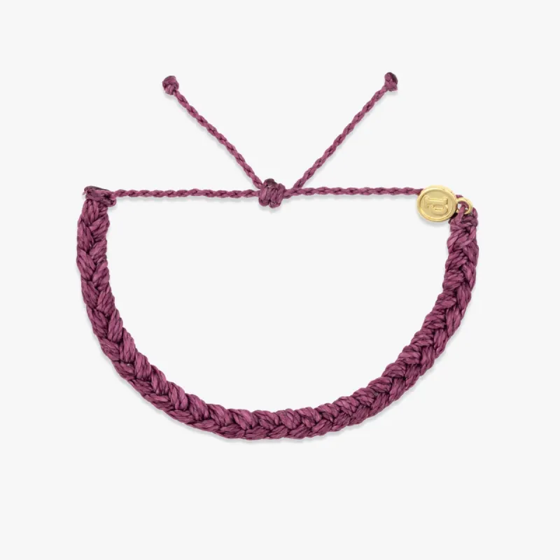 Dark Lilac Braided Bracelet sold by Pura Vida