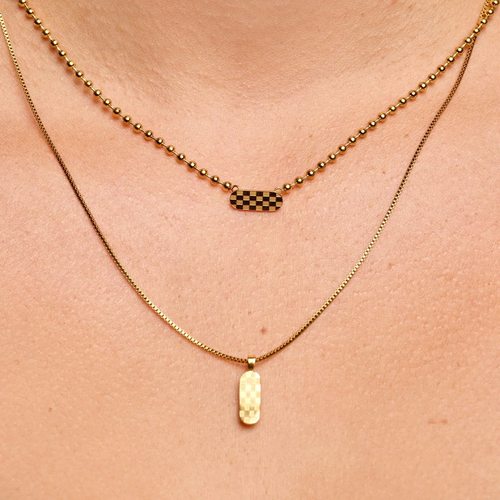 Skateboard Ball Chain Choker sold by Pura Vida product image thumbnail 3
