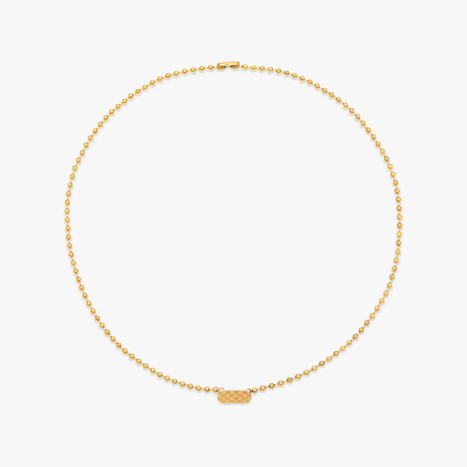 Skateboard Ball Chain Choker sold by Pura Vida product image thumbnail 4