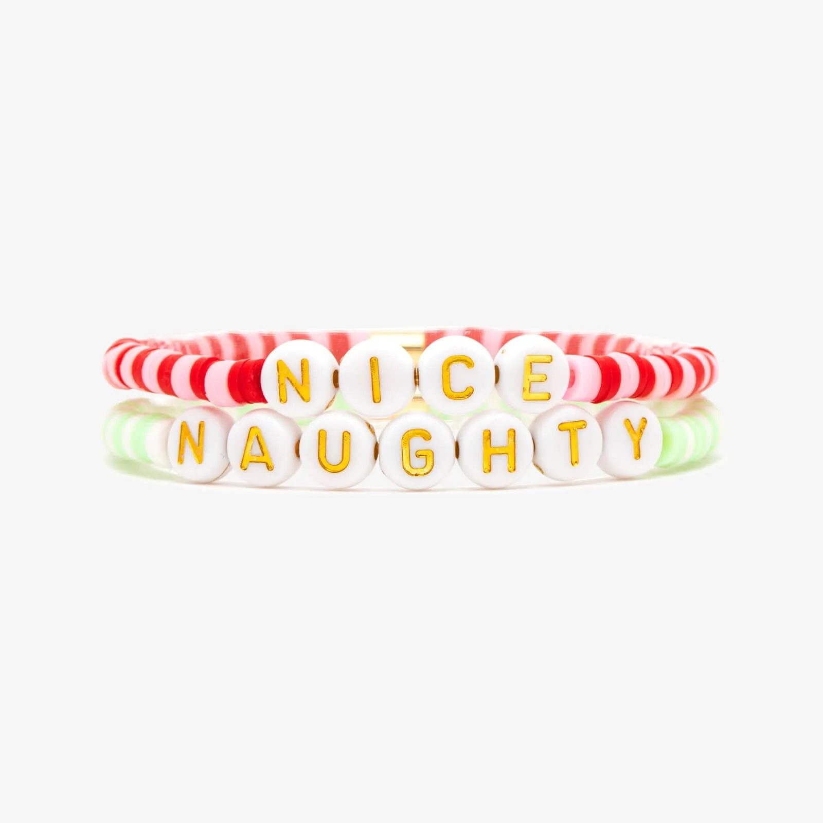 Naughty or Nice Stretch Bracelet Set sold by Pura Vida