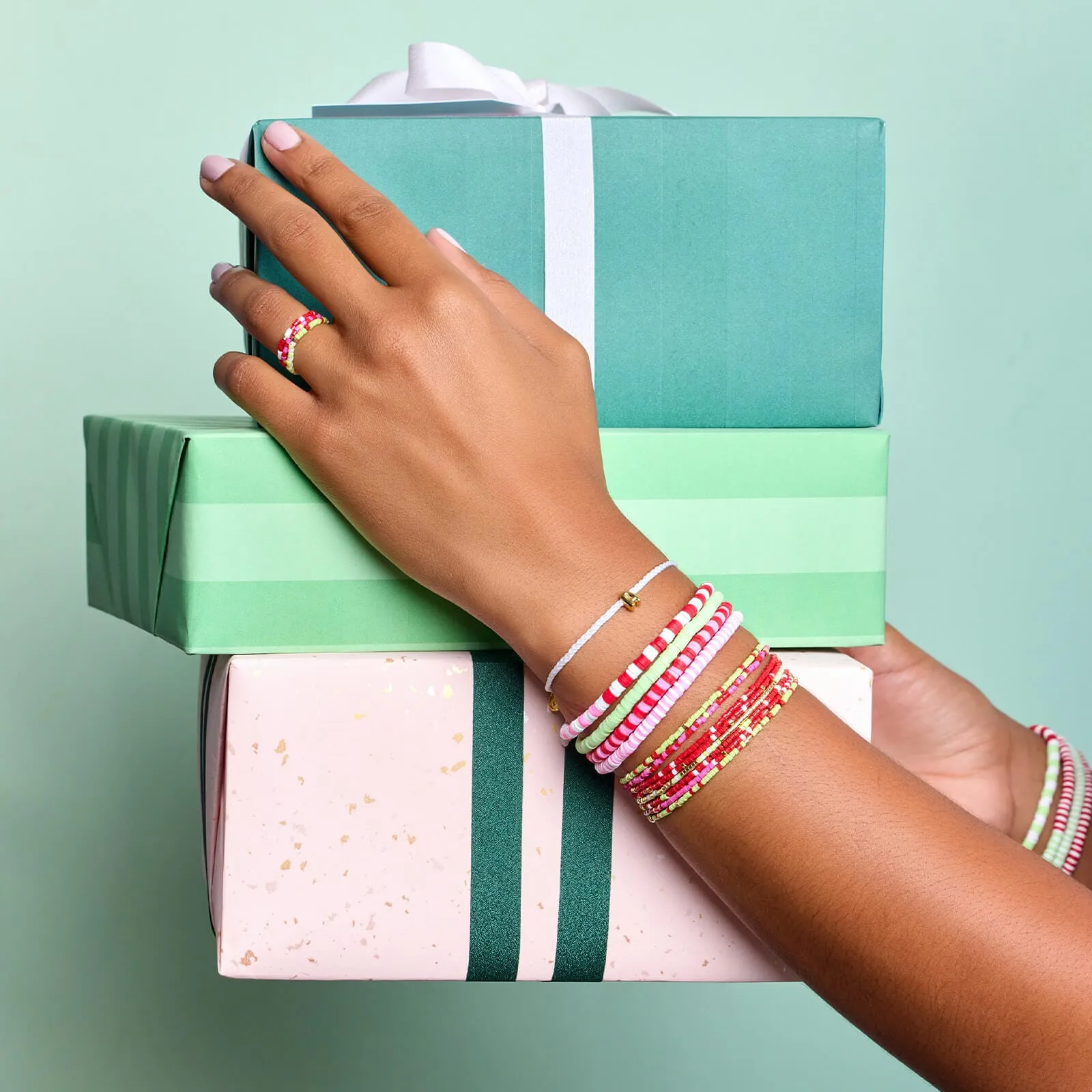 Strawberry Fields Stretch Bracelet Set of 8 sold by Pura Vida product image thumbnail 5