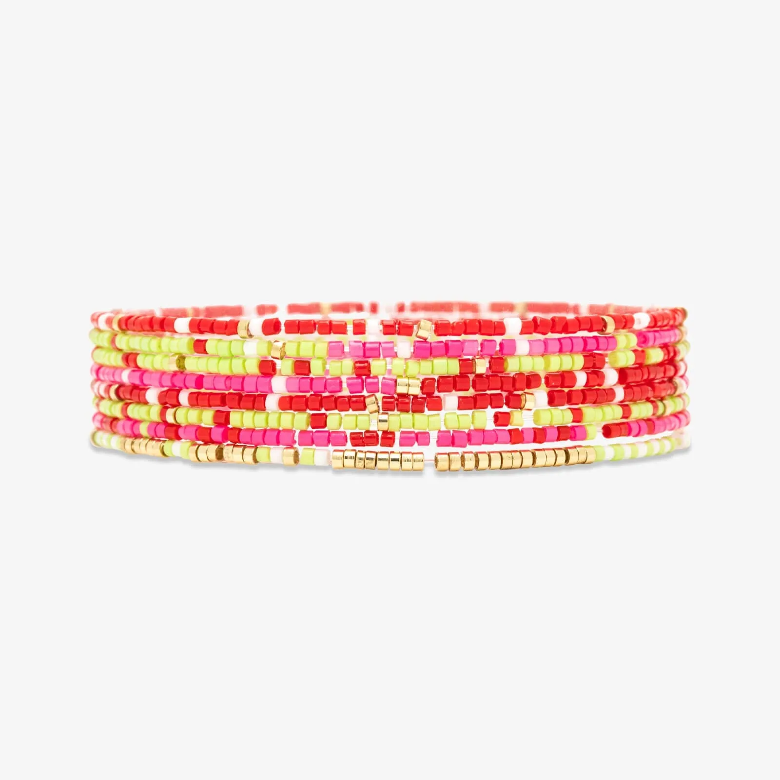 Strawberry Fields Stretch Bracelet Set of 8 sold by Pura Vida