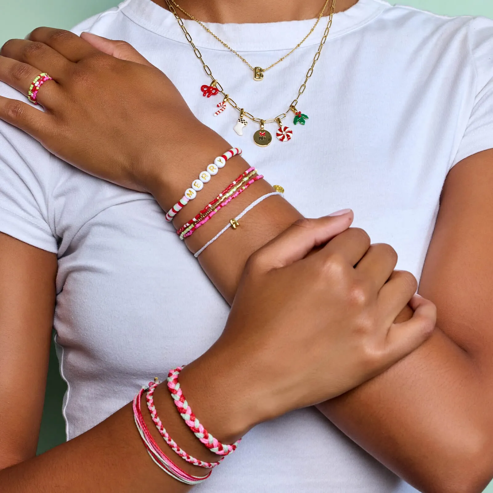 Strawberry Fields Stretch Bracelet Set of 3 sold by Pura Vida product image thumbnail 3