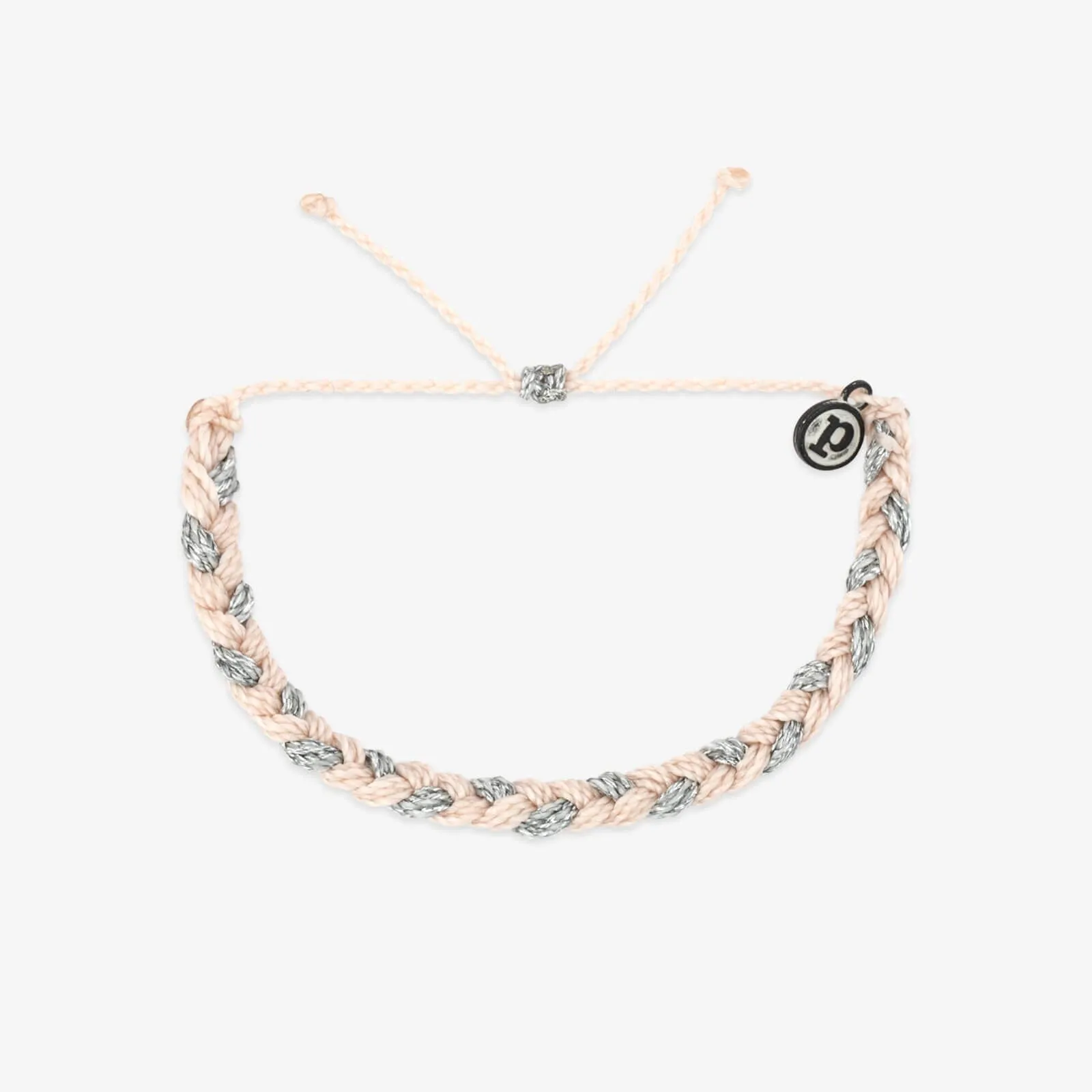 Metallic Blush Braided Bracelet sold by Pura Vida