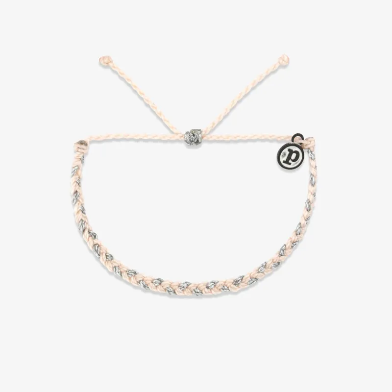 Snowfall Mini Braided Bracelet sold by Pura Vida