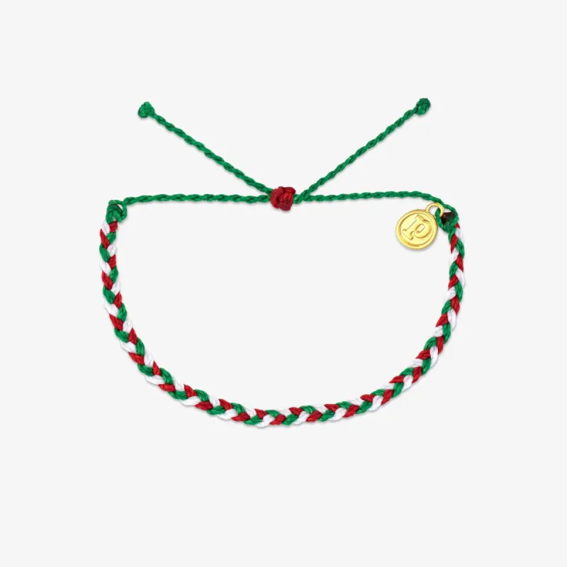 Under the Mistletoe Mini Braided Bracelet sold by Pura Vida