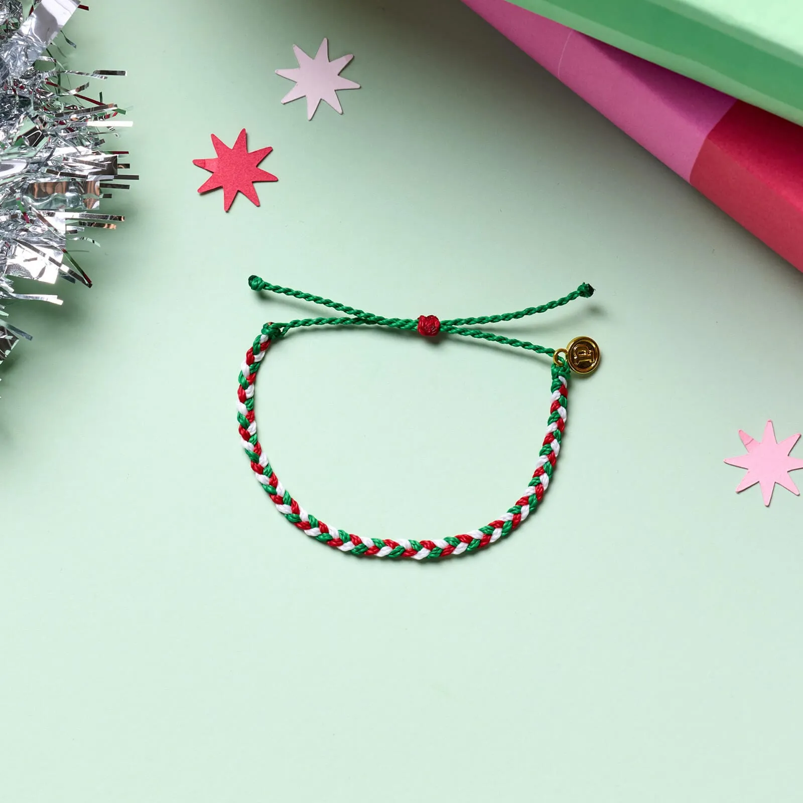 Under the Mistletoe Mini Braided Bracelet sold by Pura Vida product image thumbnail 4