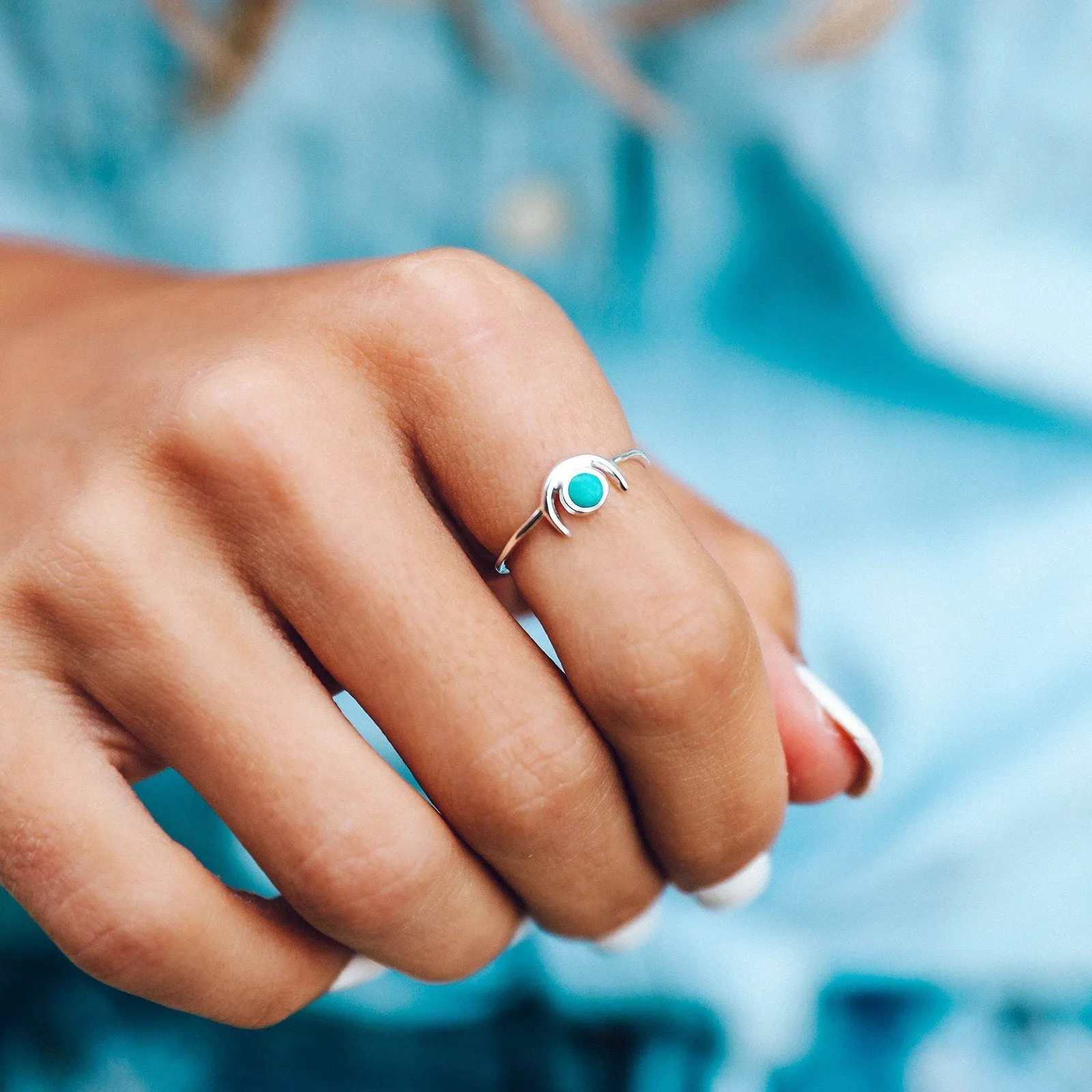 Crescent Ring sold by Pura Vida product image thumbnail 2