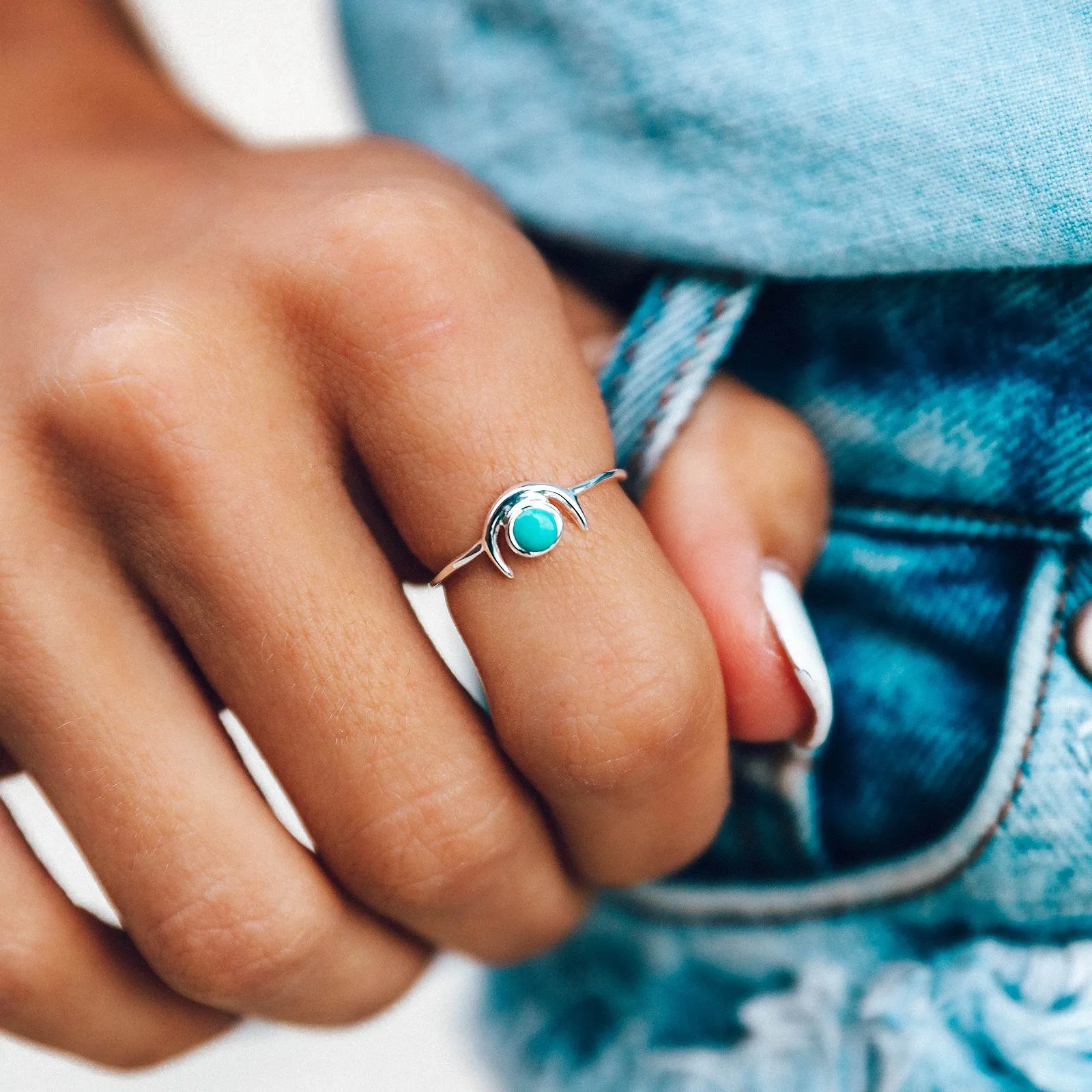 Crescent Ring sold by Pura Vida product image thumbnail 4