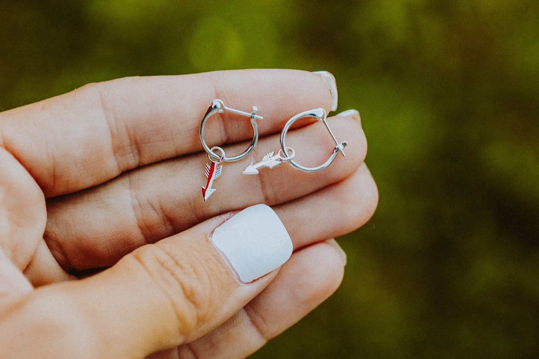Arrow Hoop Earrings sold by Pura Vida product image thumbnail 3
