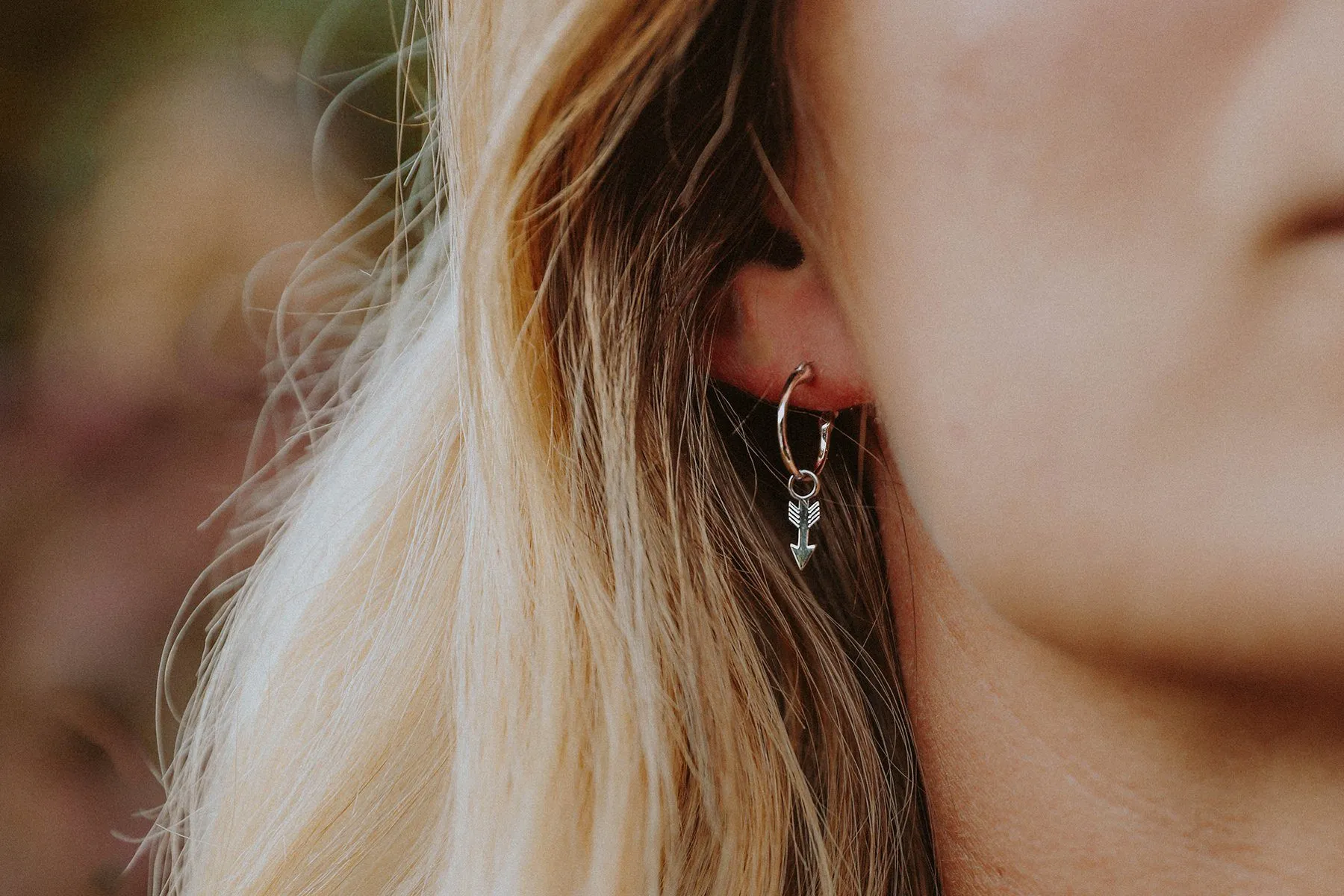 Arrow Hoop Earrings sold by Pura Vida product image thumbnail 4