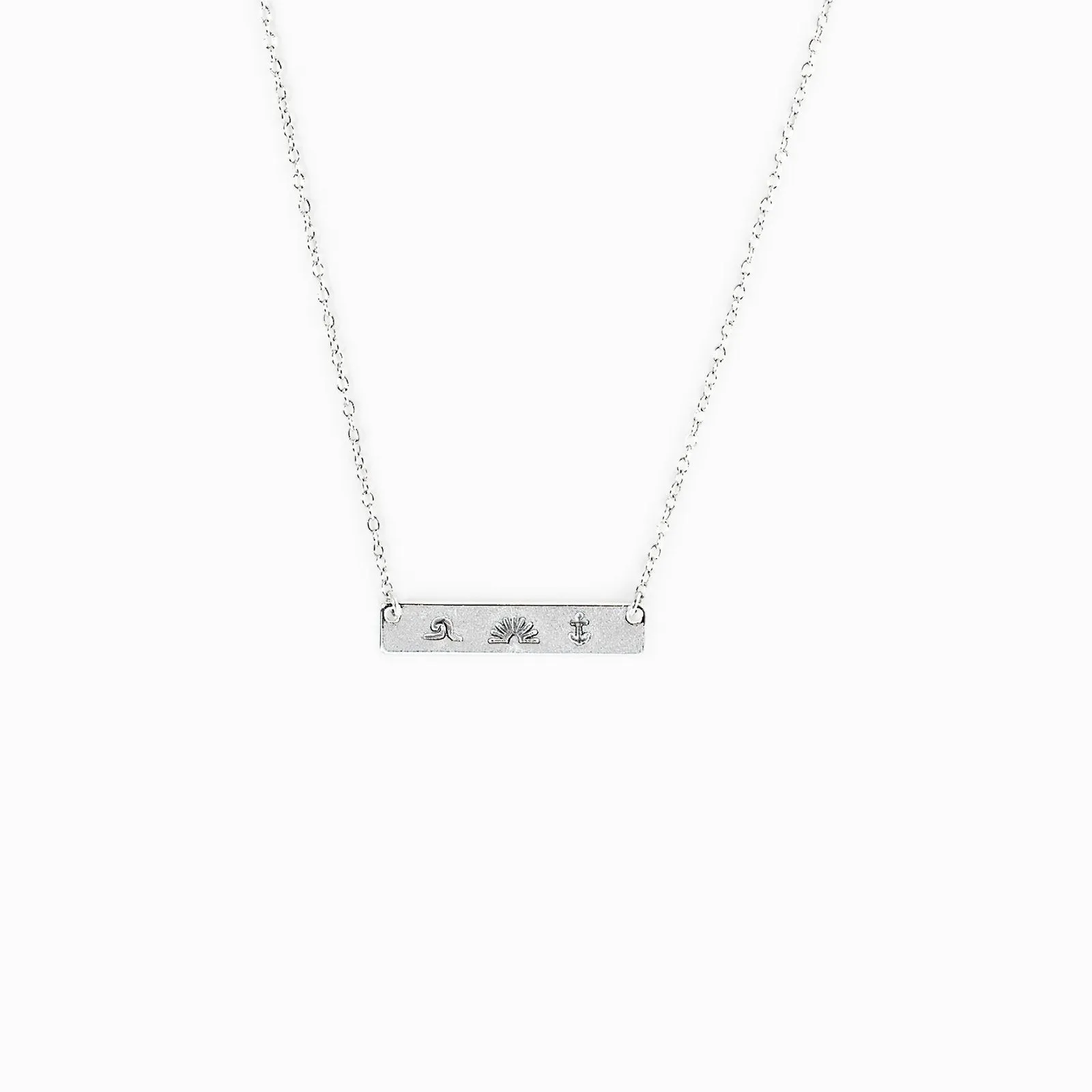 Stamped Bar Necklace sold by Pura Vida