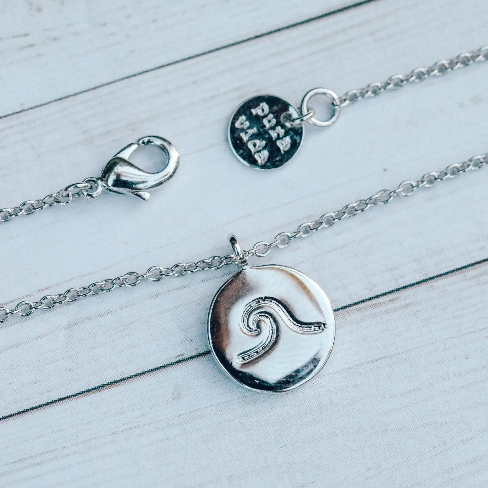 Wave Coin Necklace sold by Pura Vida product image thumbnail 5