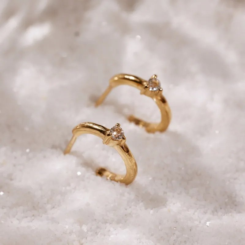 Shimmering Hoop Earrings sold by Pura Vida