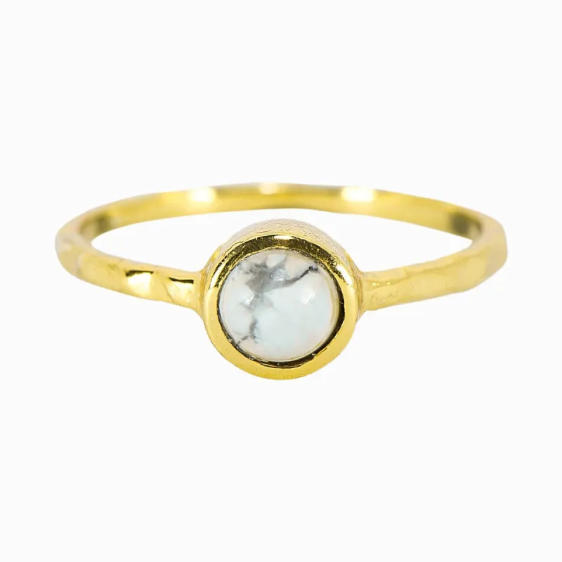 Boho Howlite Ring sold by Pura Vida