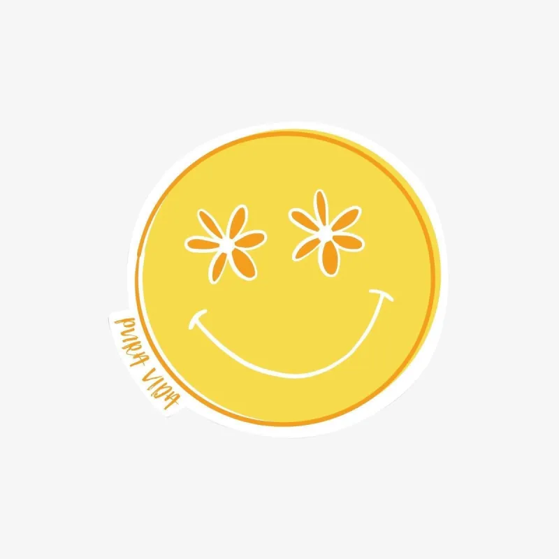 Flower Smile Sticker sold by Pura Vida