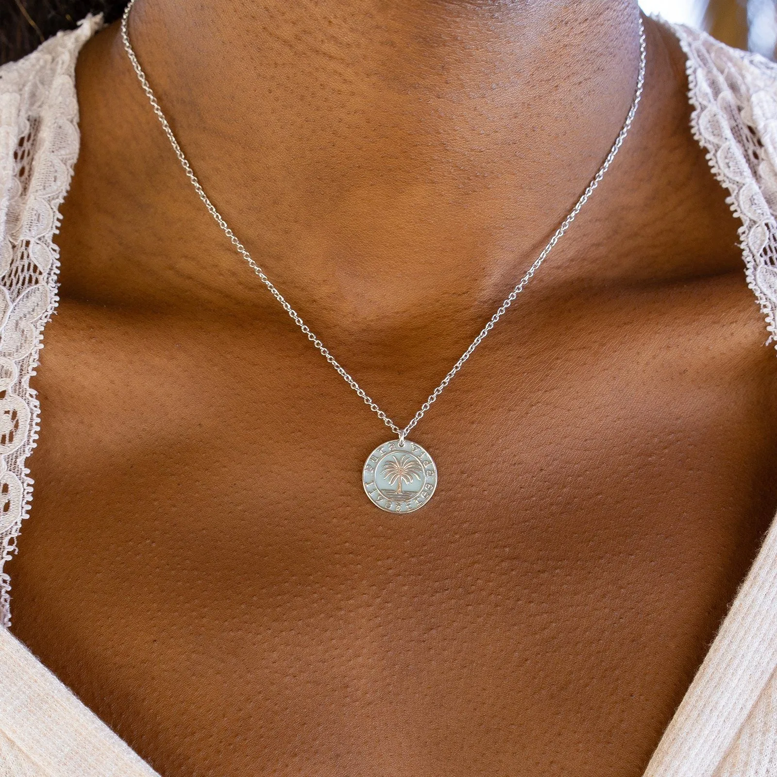 Pura Vida Medallion Necklace sold by Pura Vida product image thumbnail 3