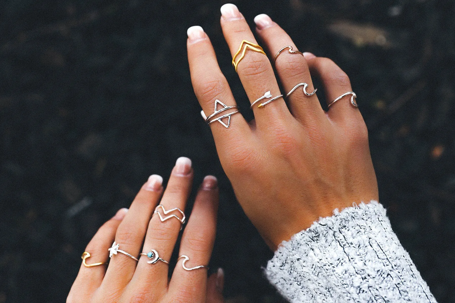 Double Arrow Ring sold by Pura Vida product image thumbnail 4