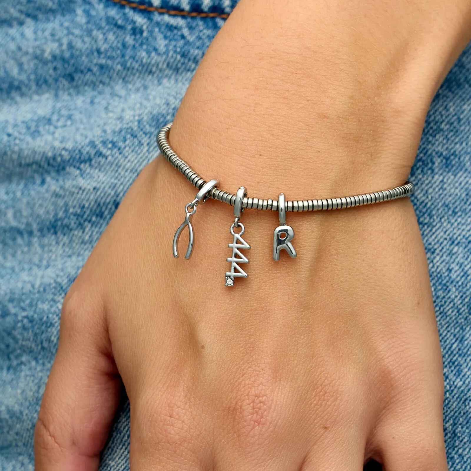 Harper Wishbone Charm sold by Pura Vida product image thumbnail 4