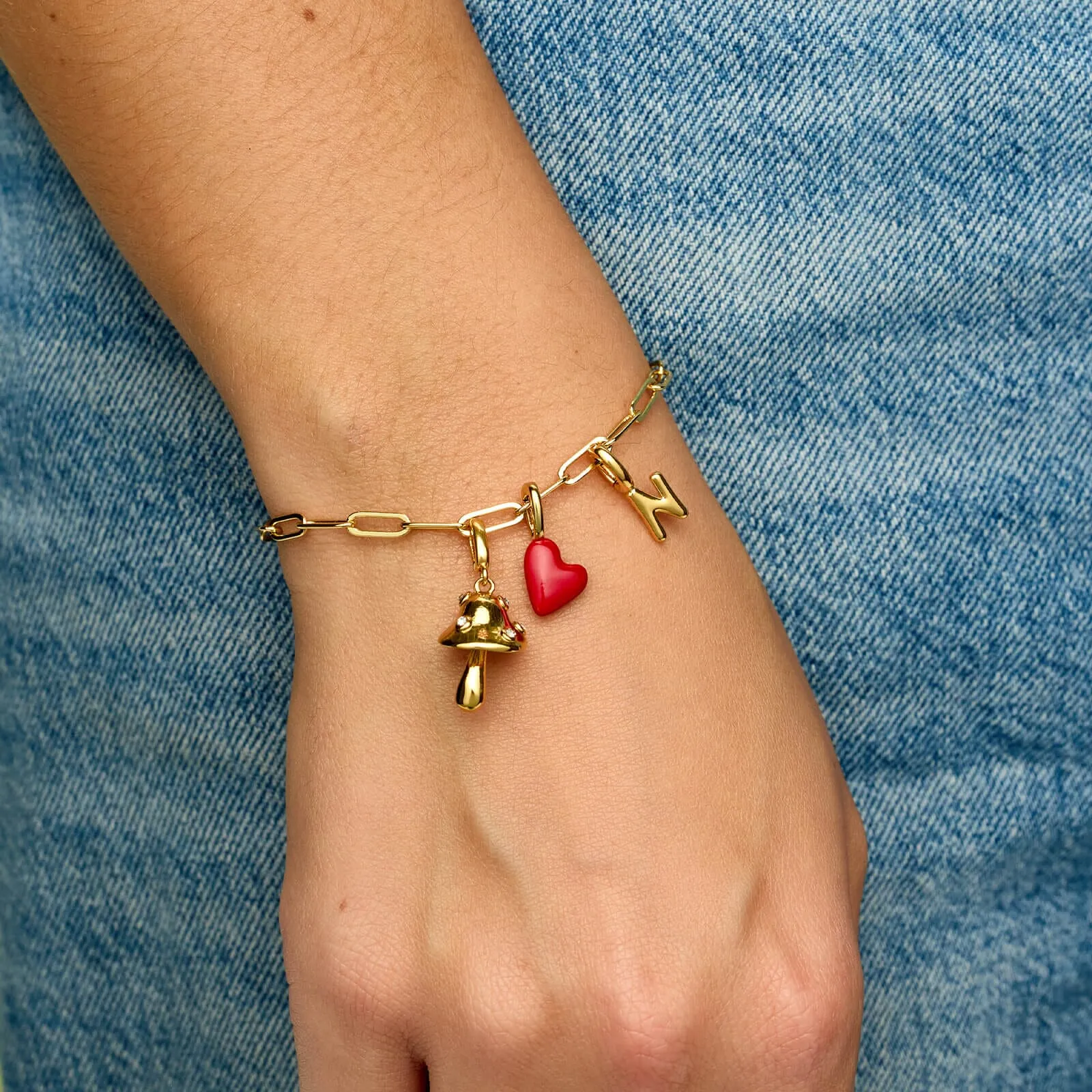 Harper Jeweled Mushroom Charm sold by Pura Vida product image thumbnail 4