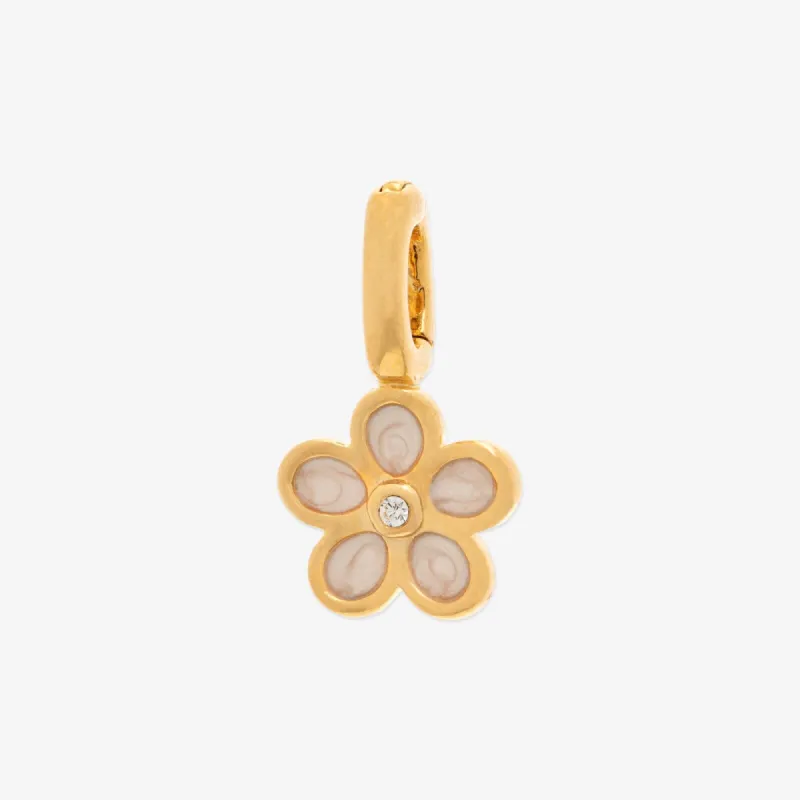 Harper Pearl Plumeria Charm sold by Pura Vida