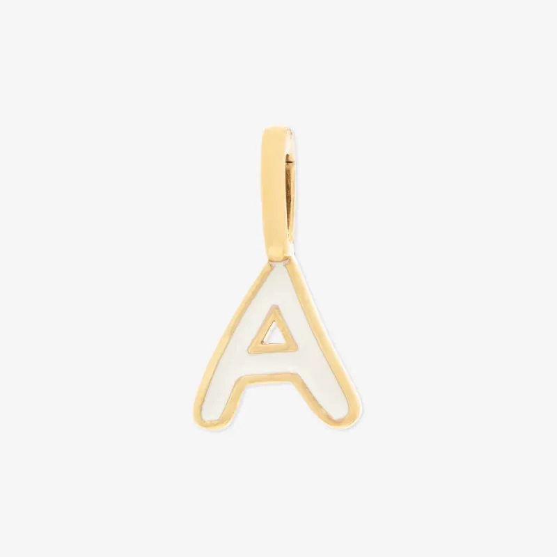 Harper Enamel Alphabet Charm sold by Pura Vida