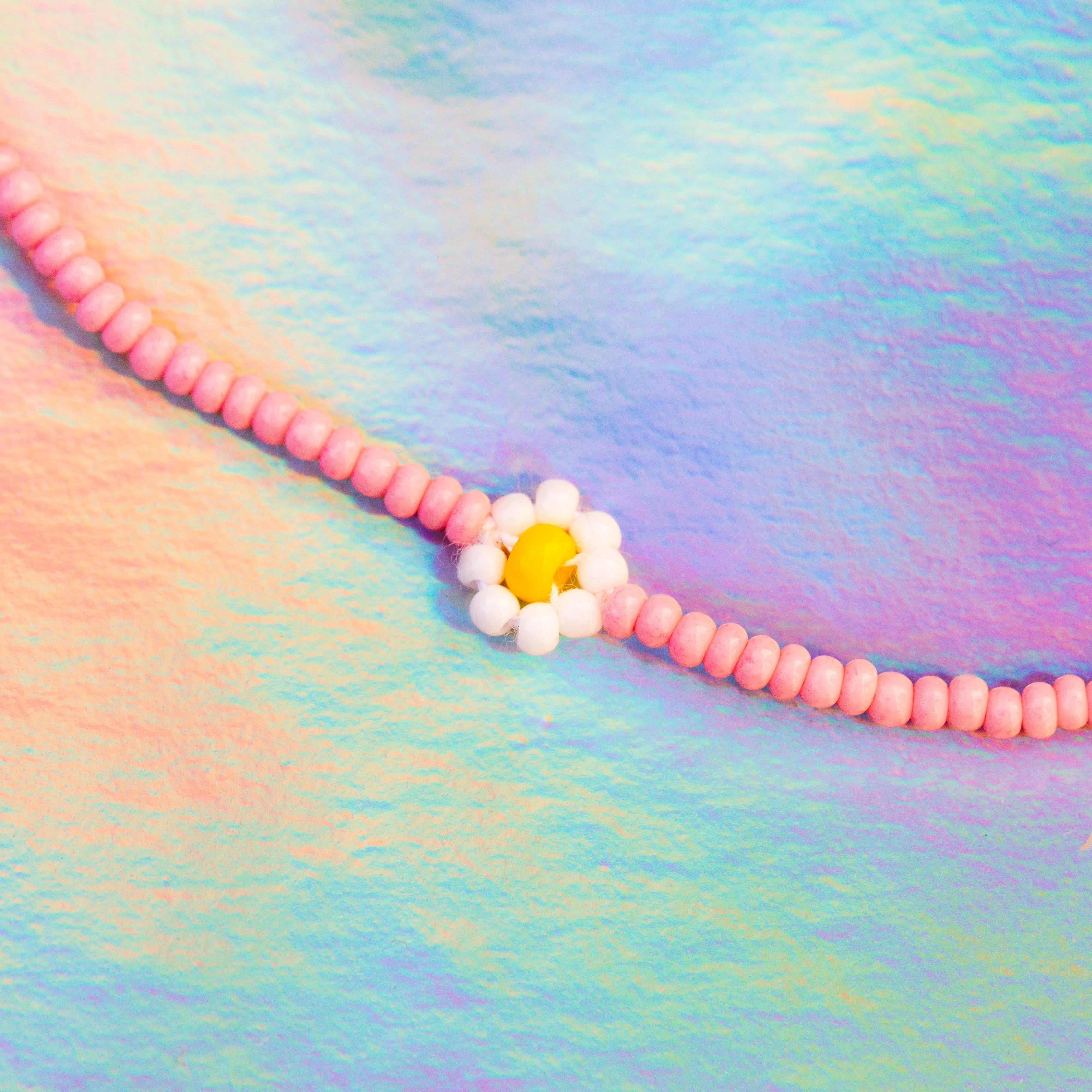 Spring Daisy Seed Bead Bracelet sold by Pura Vida product image thumbnail 3