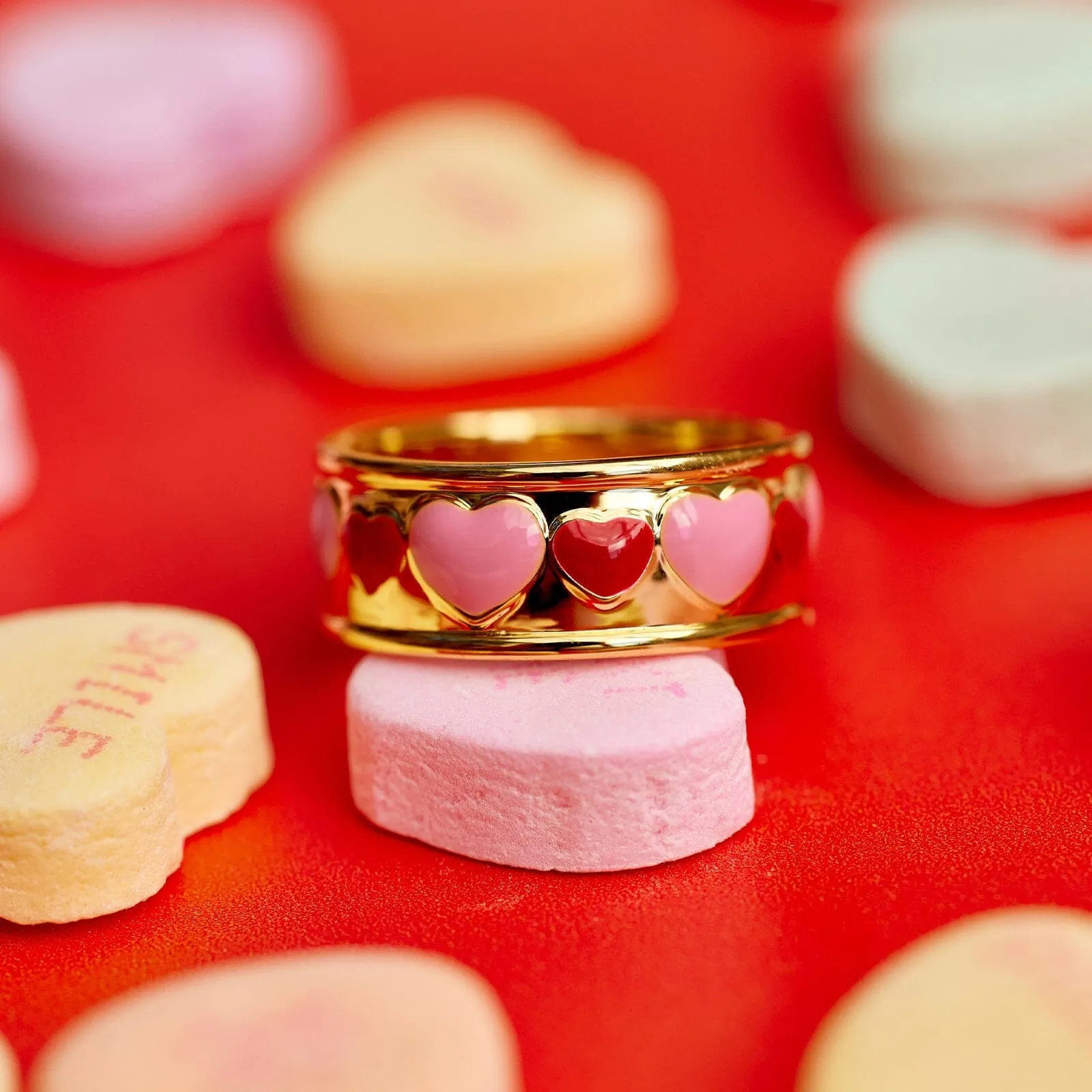 Enamel Heart Ring sold by Pura Vida product image thumbnail 2