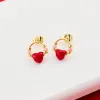 Heart Bead Stud Earrings sold by Pura Vida