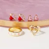 Heart Bead Stud Earrings sold by Pura Vida