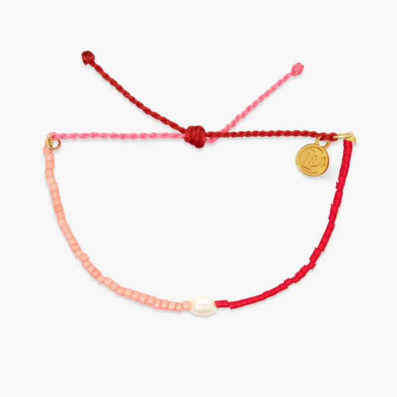 Pearl Two-Tone Charm Bracelet sold by Pura Vida