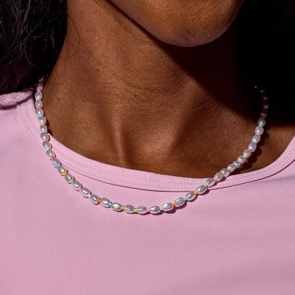 Rainbow Reef Pearl Choker sold by Pura Vida product image thumbnail 2