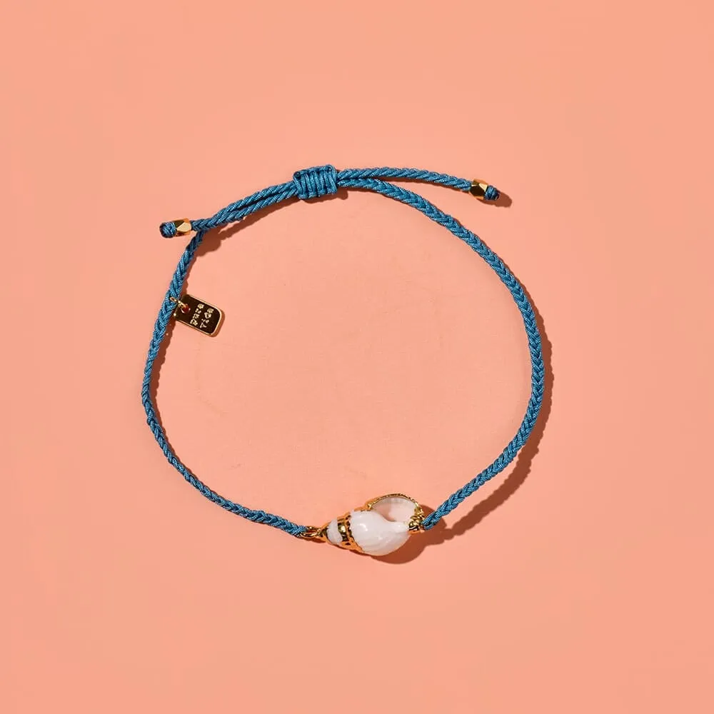Beachside Blue Seashell Charm Bracelet sold by Pura Vida product image thumbnail 4