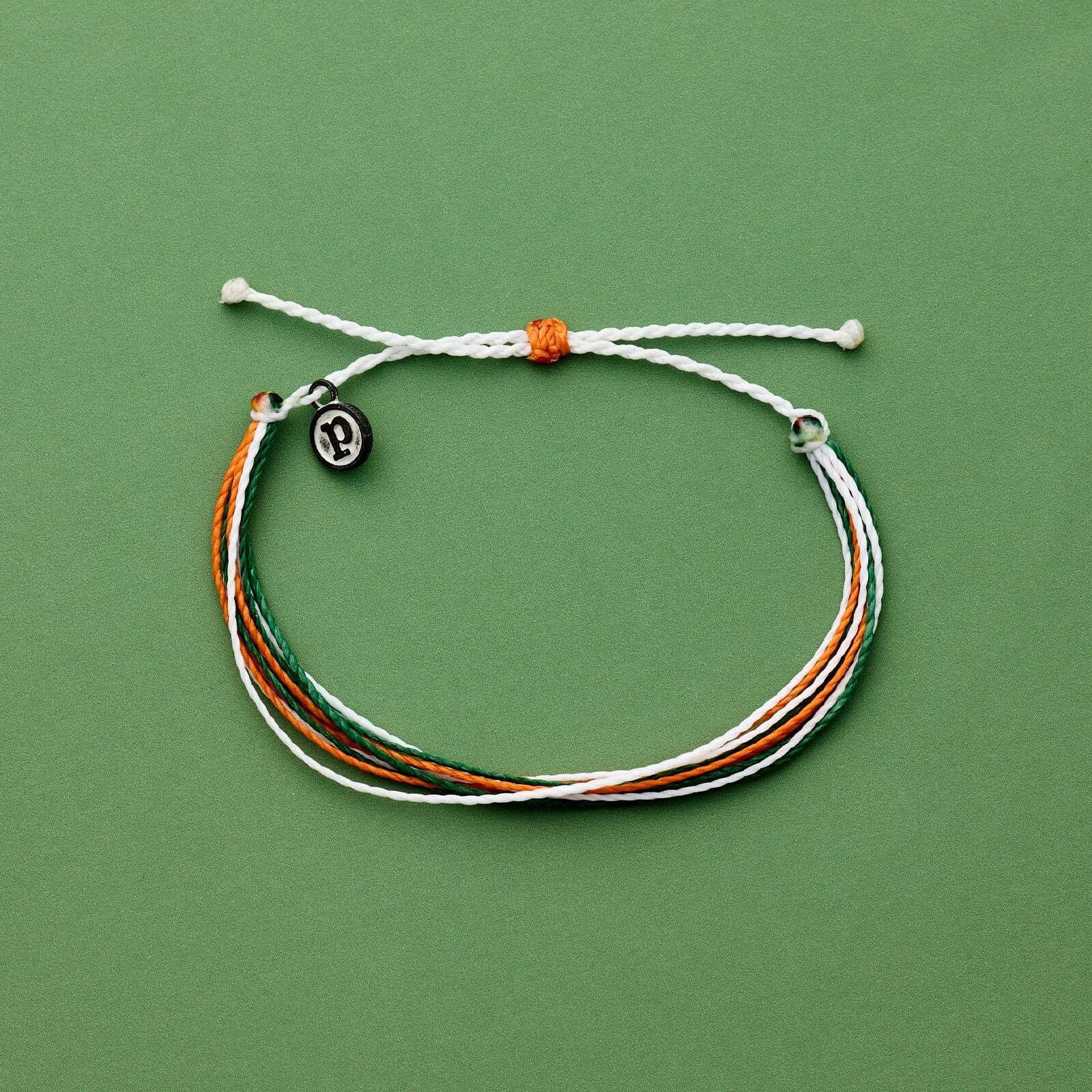 Green, Orange & White Bracelet sold by Pura Vida product image thumbnail 4