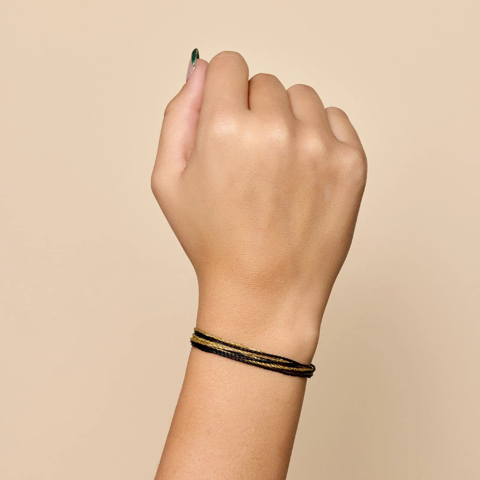 Black & Gold Bracelet sold by Pura Vida product image thumbnail 2