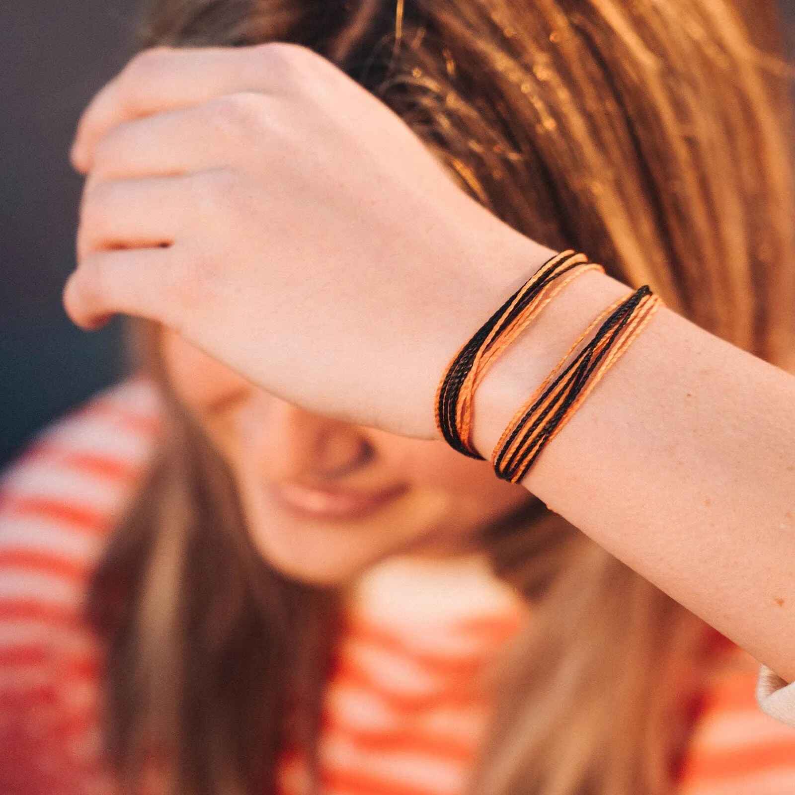 Black & Orange Bracelet sold by Pura Vida product image thumbnail 3