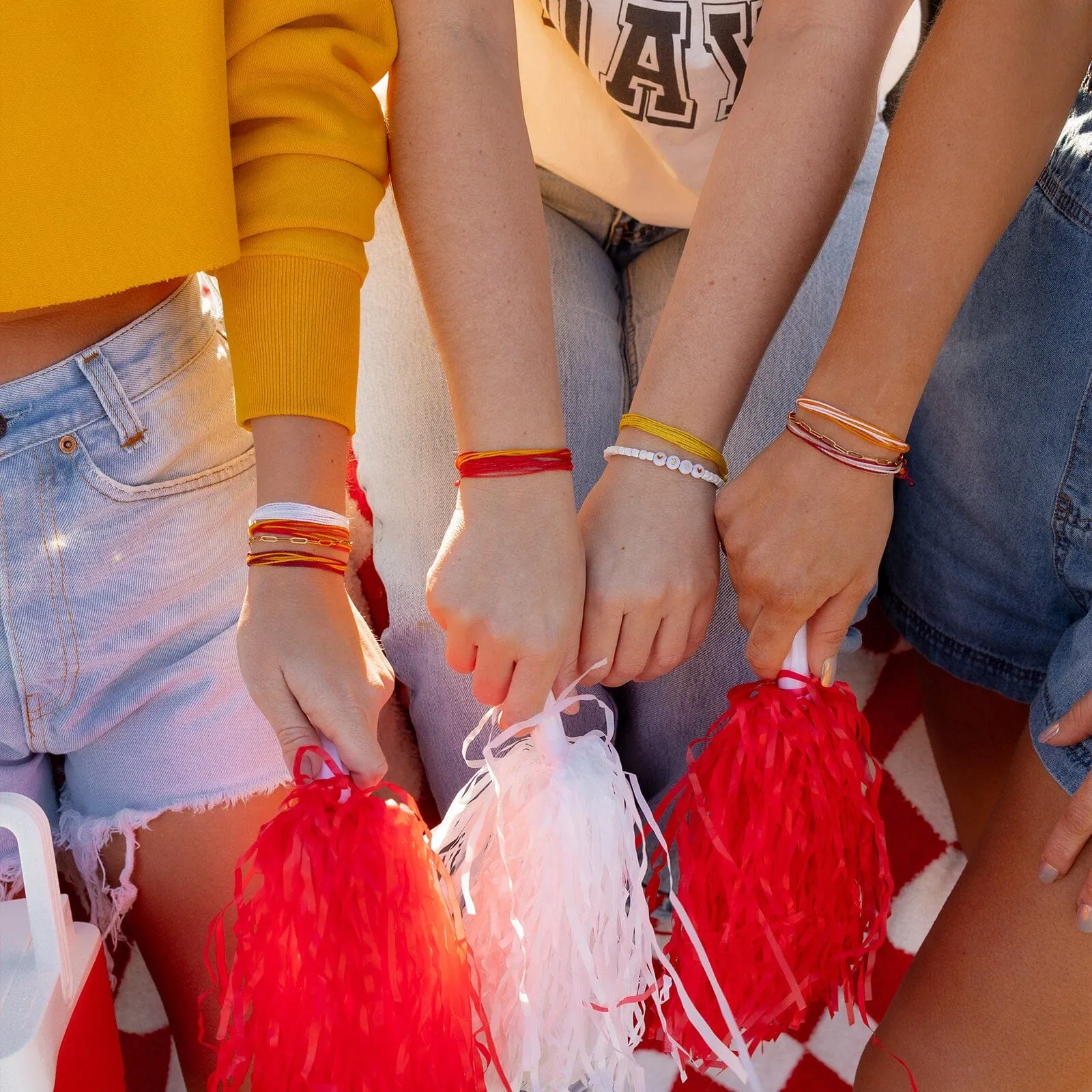 Red & Yellow Bracelet sold by Pura Vida product image thumbnail 4